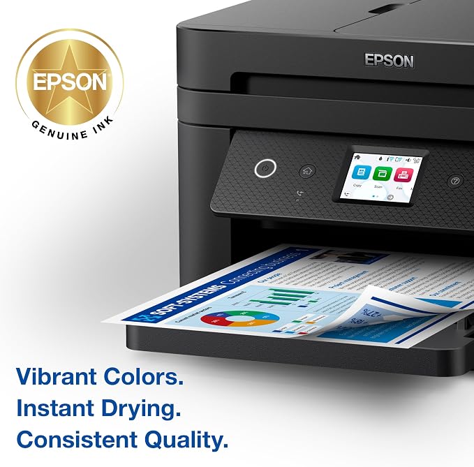 EPSON 222 Claria Ink High Capacity Black & Standard Color (Cyan/Magenta/Yellow) Cartridge Combo Pack (T222XL-BCS) Works with WorkForce WF-2960 Expression XP-5200