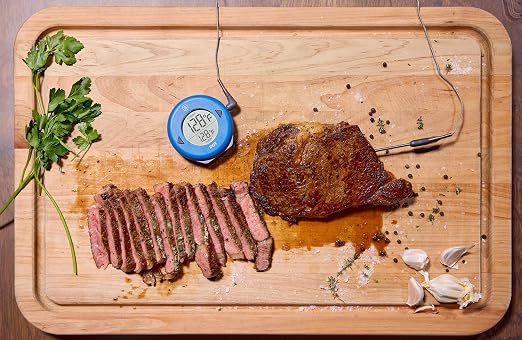 ThermoWorks DOT — Chefs’ Favorite Simple Alarm Thermometer - Dove Grey