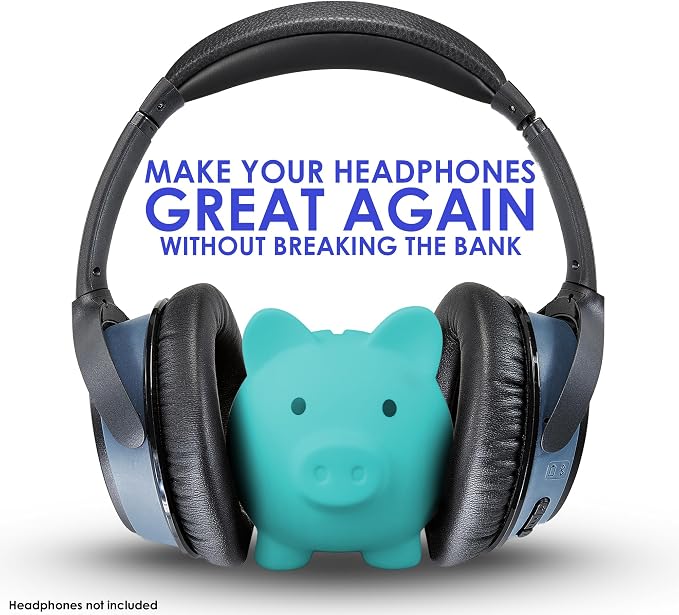 AHG Accessory House Global SoundLink AE2 Ear Pads and SoundLink AE2 Headband Cushion Compatible with Bose SoundLink Around-Ear 2 (AE2) Headphones (Black). Seamless DIY Fit | Extra Thick | 3D Printed