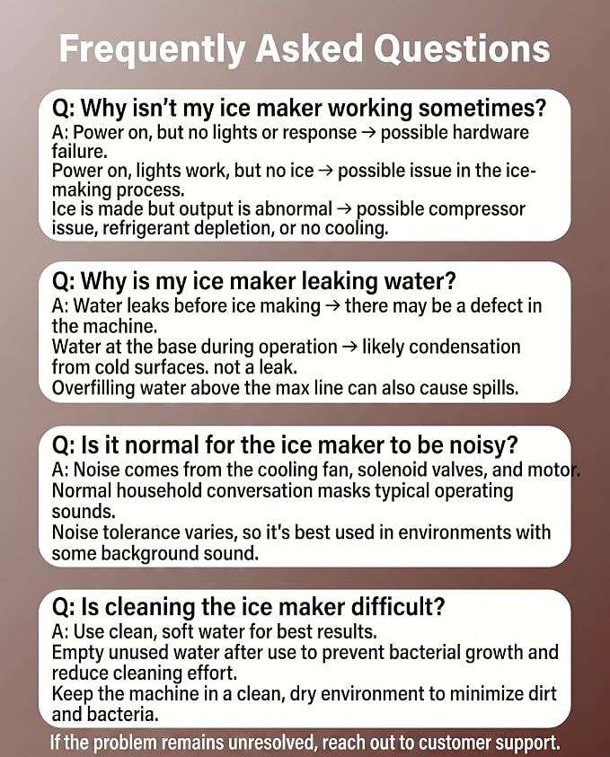 Silonn Ice Makers Countertop, 44lbs Per Day, 2 Ways to Add Water, Auto Self-Cleaning, Stainless Steel Ice Machine for Home Office Bar Party