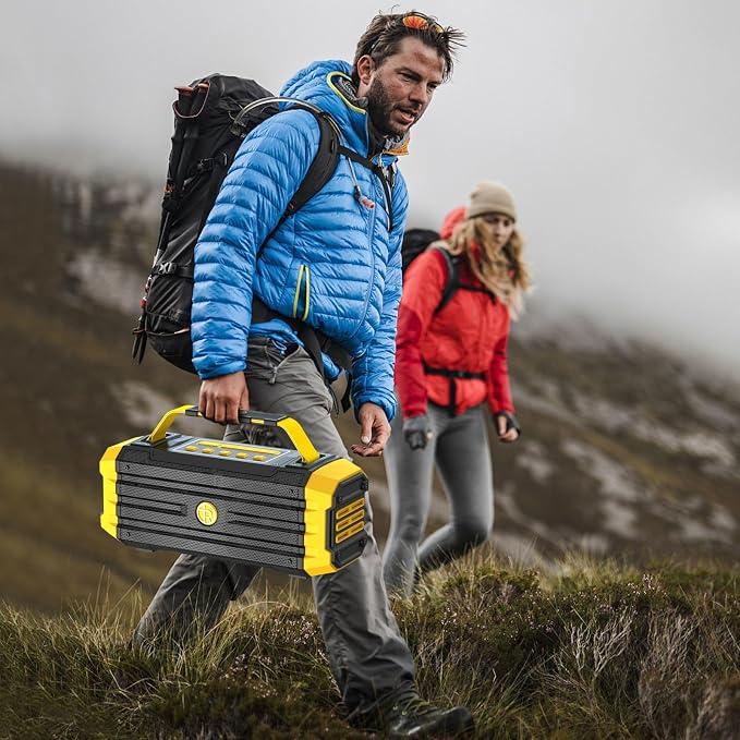 TOMPROAD Portable Bluetooth Speaker 120W Peak 80W Wireless Speakers, TWS Pairing, Deep Bass, Hi-Fi Loud Speaker, IPX6 Waterproof, DSP Sound Boombox for Outdoor, Camping, Party, Beach