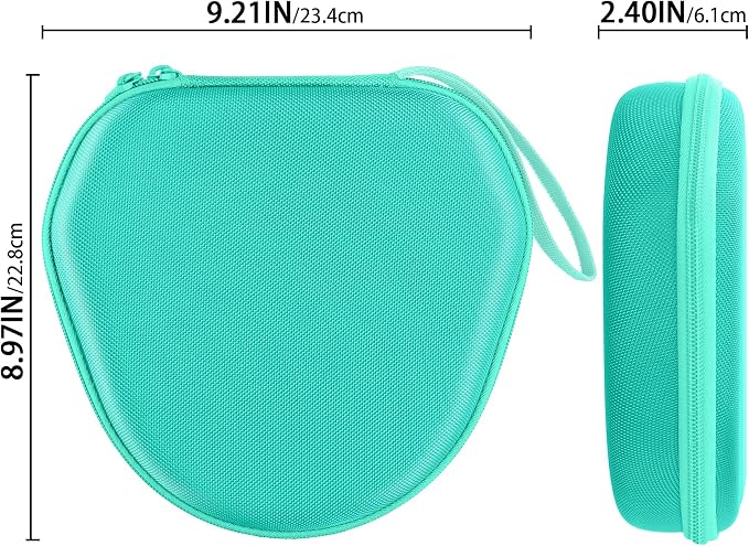 co2CREA Hard Case with Sleep Mode Replacement for Apple AirPods Max 2 / AirPods Max Wireless Over-Ear Headphones (Emerald Green Case)