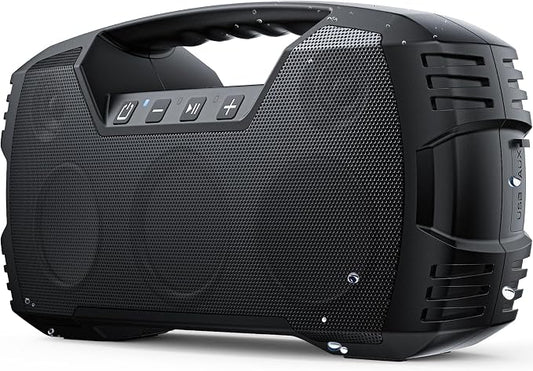 Portable Wireless Bluetooth Speaker, 40W (60W Peak) Loud Sound IPX7 Waterproof Speakers, 32H Playtime, Outdoor Speaker, Rich Bass, BT 5.0, TWS Pairing, Built-in Mic, for Party, Pool, Beach, Gifts
