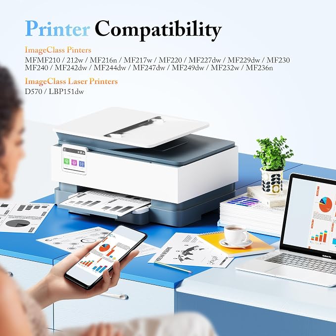 LxTek Compatible Toner Cartridge Replacement for Canon 137 Toner Cartridge CRG137 CRG 137 to use with ImageClass D570 MF236n MF232w MF216n MF244dw MF242dw MF232w(4 Pack, Black)