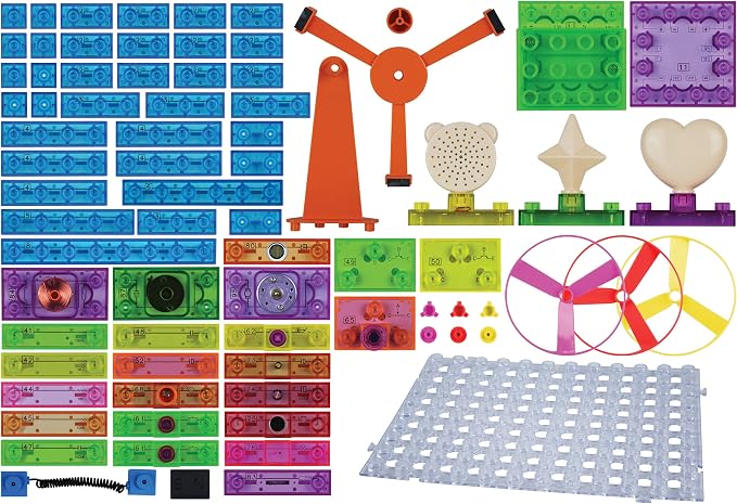 E-Blox Circuit Blox Builder - 800 Projects Circuit Board Building Blocks Coding Kit Toys Set for Kids Ages 8+, CB-0187