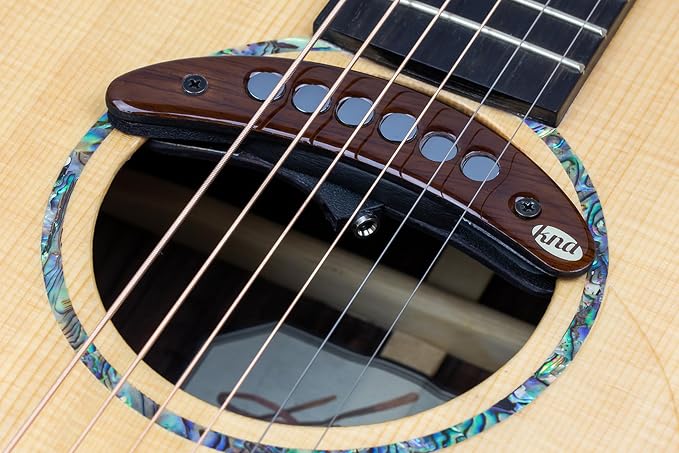 KNA SP-1 Passive Single-Coil Soundhole Pickup for Steel-String Acoustic Guitar – Clear Natural Tone, Lightweight, Low-Profile, Easy No-Mod Installation, Passive No-Battery, Detachable