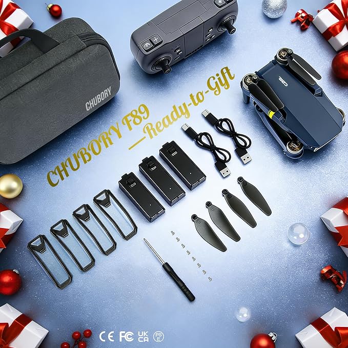 2650 ft Control Range 4K Drone with Camera for Beginners–84 min Flight Time 3 Batteries, WiFi Quadcopter Brushless Motor, Auto Hover, Follow Me