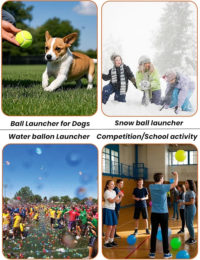 Water balloon launcher slingshot heavy duty balloon launcher 3 man water balloon slingshot water balloon launcher slingshot 500 yards catapult rocket adult Toys