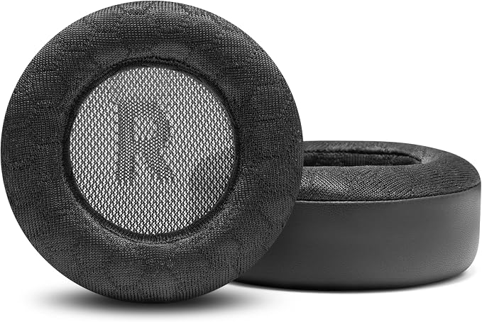 WC Freeze V2 Virtuoso Max - Cooling Gel Earpads for Corsair Virtuoso Max by Wicked Cushions | Extreme Comfort, New Freeze V2 Cooling Fabric, Extra Thick | Black