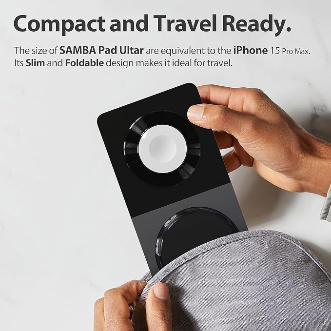 PETINO 3 in 1 Wireless Charging Station for Apple Devices with MagSafe | For iPhone 17/Air/16/15/14/13/12, AirPods & Apple Watch, Foldable Portable Aluminum Charging Stand, Adapter Included