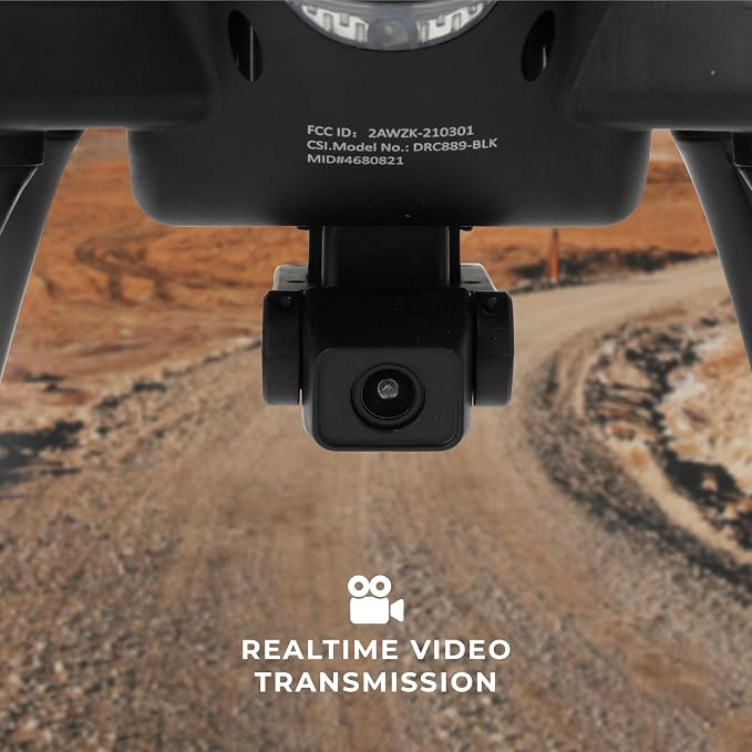 Vivitar - 360 Skyview GPS Video Drone, Camera & Stabilized Aerial Footage (Orange/Black)