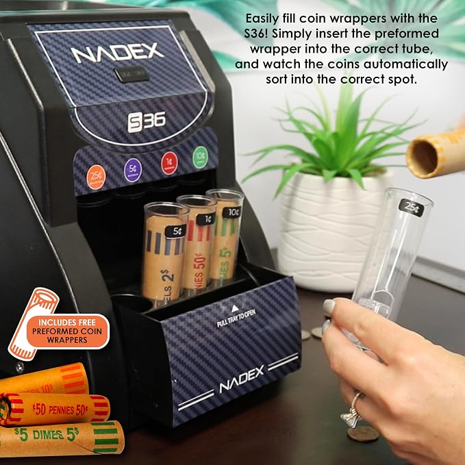 Nadex 36S Automatic Coin Sorter