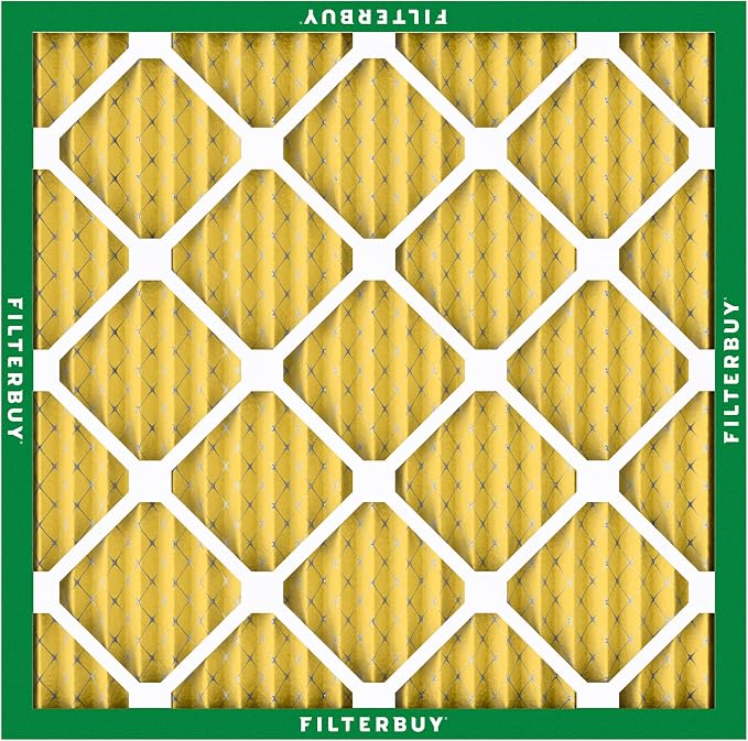 Filterbuy 11.25x11.25x1 Air Filter MERV 11 Superior Pet & Allergy Defense (3-Pack), Electrostatic Pleated HVAC AC Furnace Filters Replacement, Made in USA (Actual Size: 11.25 x 11.25 x 0.75)