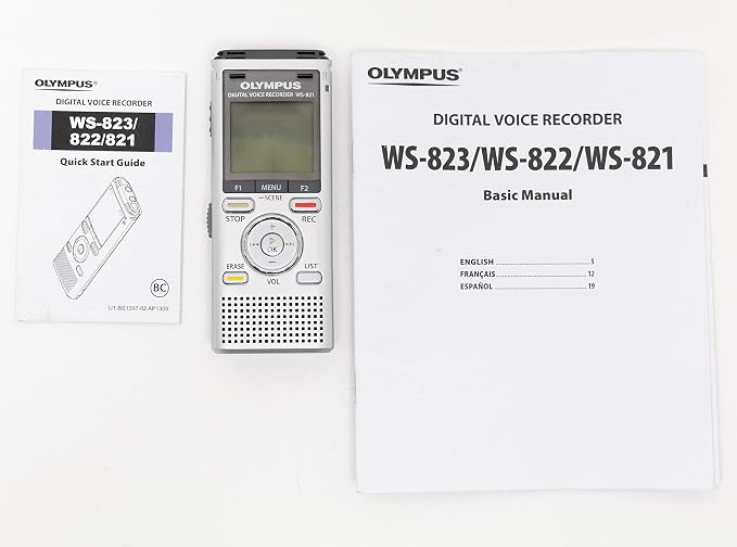 Olympus WS-821 Voice Recorders with 2 GB Built-in-Memory