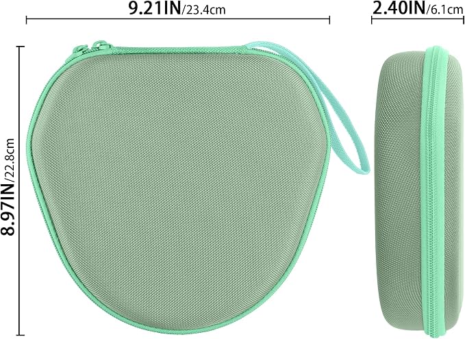 co2CREA Hard Case with Sleep Mode Replacement for Apple AirPods Max 2 / AirPods Max Wireless Over-Ear Headphones (Light Green Case)