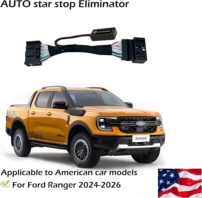 for Ford Ranger 2024-2026 - Auto Start Stop Eliminator Easy-Install Autostop Eliminator - Compatible Ford Ranger Accessories