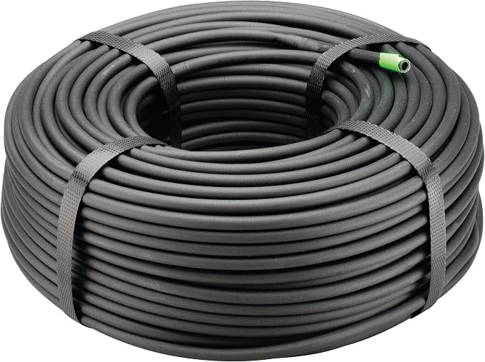 Hunter BTT Single-Zone Bluetooth Tap Timer and Rain Bird 250' 1/4" Drip Irrigation Tubing Bundle