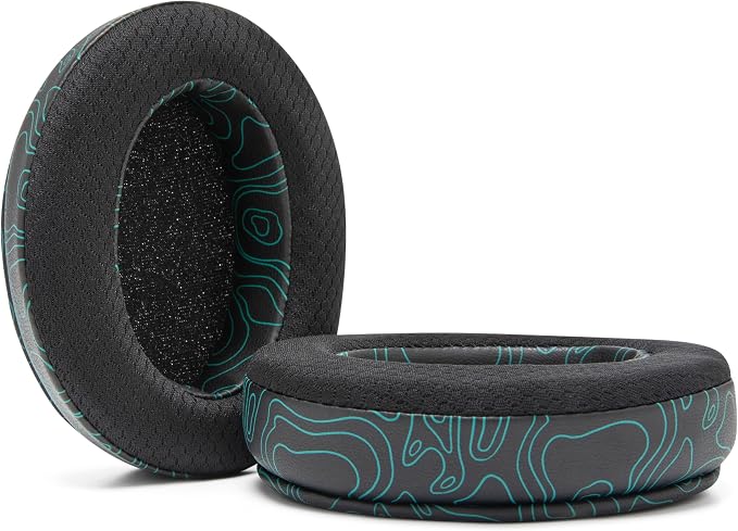 WC Freeze for Arctis Nova - Hybrid Fabric Cooling Gel Replacement Earpads for Arctis Nova Pro Wired, Nova 7, 5, 4, 3, 1 - Made by Wicked Cushions (Does Not Fit Nova Pro Wireless) | Midnight FrankP
