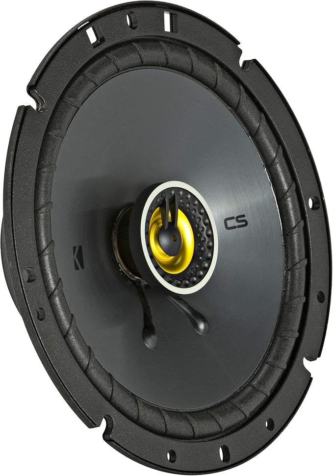 KICKER 46CSC674 CS-Series CSC67 6.75-Inch (165mm) Coaxial Speakers, 4-Ohm (Pair)