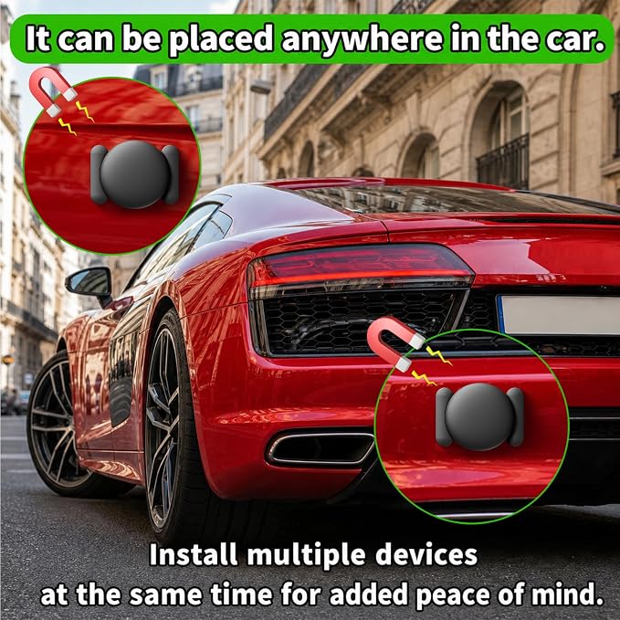 Mini Magnetic GPS Tracker for Vehicles No Subscription for iOS (1P) | Car GPS Tracker Portable GPS Tracking Device,Real-Time GPS Tracking for Kids, Car, Pets