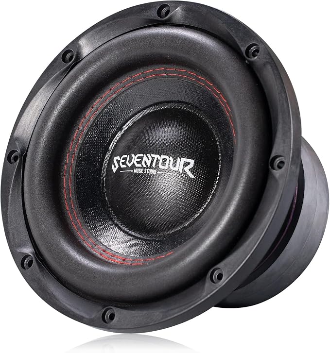 Seventour 8 inch 700 Watt Max Power Car Audio Dual 4 Ohm Car Subwoofer Sub (8" - Dual 4 Ohm)