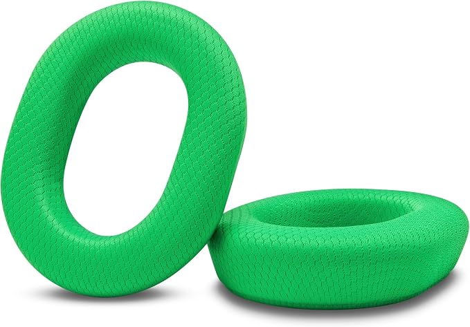 WC Freeze Blackshark V3 Pro – Cooling Gel Earpads Compatible with Razer BlackShark V3 Pro by Wicked Cushions | Enhanced Comfort, Cooling Gel Technology, Extra Thick | Neon Green