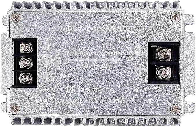 DC to DC High Efficiency Voltage Converter 8-36V to 12V 10A 120W Buck-Boost Converter DIY Power Supply Step-Down/Up Transformer