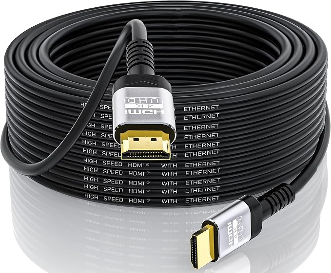 Soonsoonic 4K HDMI Cable 40 Feet | 18Gbps Ultra High Speed HDMI 2.0 Cable 4K@60Hz HDR 3D ARC HDCP2.2 Ethernet HDMI Cord | for UHD TV Monitor Laptop Xbox PS4/PS5 ect (12m)
