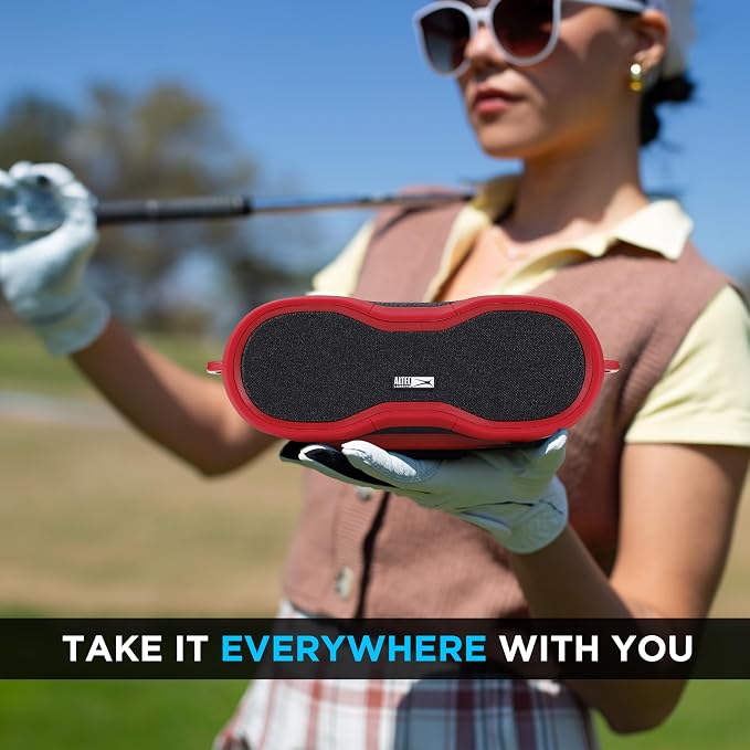 Altec Lansing - Portable Bluetooth Speaker, Waterproof IP67