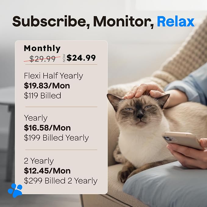Waggle 4G Pet Temperature Monitor (Lite) - No WiFi Needed - Real Time App, SMS & Email Alerts - RV, Car & Home Safety Device - Power Outage Alerts - Subscription Required