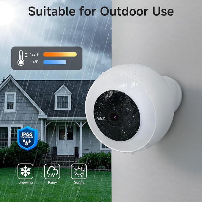 Noorio B310 Wireless Outdoor Security Camera with 600lm Spotlight, 12600mAh Battery-Powered Solar Camera with 16GB Free Local Storage, 2K Color Night Vision, 2.4GHz WiFi Only