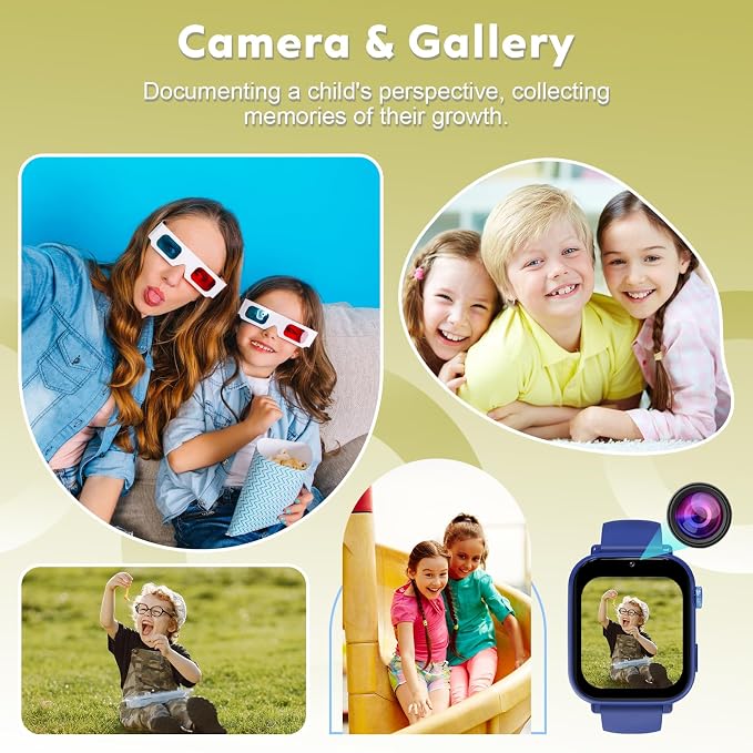 4G Kids Smart Watch for Boys Girls with GPS Tracker, Kid Smartwatch Phone Call SOS Video Call for Kids Birthday Gift Ages 4-12