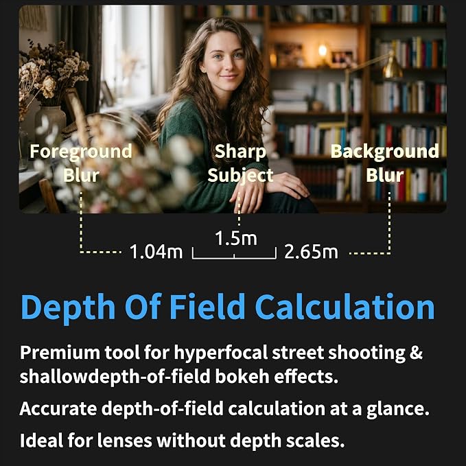 LightMate Lite 2R Light Meter, 30°FOV High Precision Ambient Light Digital Exposure Meter, 0.96in Large OLED Screen, Ultra-Compact 1.24oz, Rechargeable 20H Battery Life, for Film Leica Cameras, Sliver