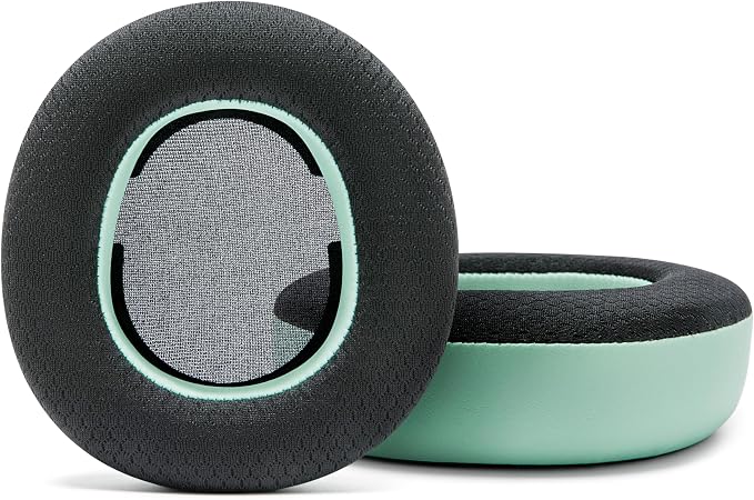 WC Freeze Nova Pro Wireless - Cooling Gel Earpads for Arctis Nova Pro Wireless, Nova Elite & Nova Pro Omni (Doesn’t Fit Other Models), by Wicked Cushions, Extra Thick & Comfortable | Mint