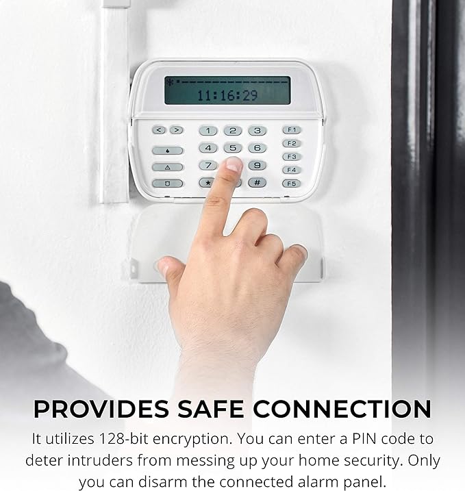 EyezOn Envisalink EVL-4EZR IP Security Interface Module for DSC and Honeywell (Ademco) Security Systems, Compatible with Alexa