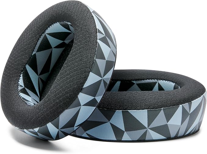 WC Freeze Maxwell - Cooling Gel Replacement Earpads for Audeze Maxwell Headphones by Wicked Cushions - Elevate Comfort, Durability, Thickness & Sound Isolation for Epic Gaming Sessions | Geo Grey