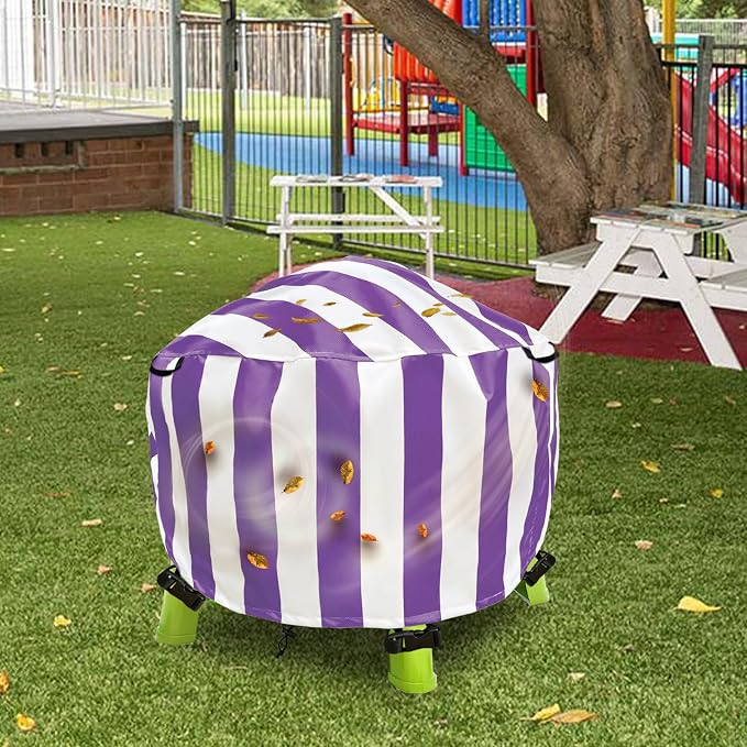 Water Table Cover Spiralin' Seas Waterpark Outdoor Sand Water Play Table Cover 34X34X18 inch-(Cover only)-Purple