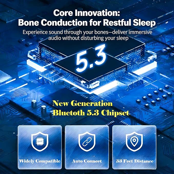 Under Pillow Speaker with Bluetooth, Memory Card Playback, Timer Function/Volume Control, Deep Base Flat Soft Design for Sleep and Bedtime Entertainment(Blue)