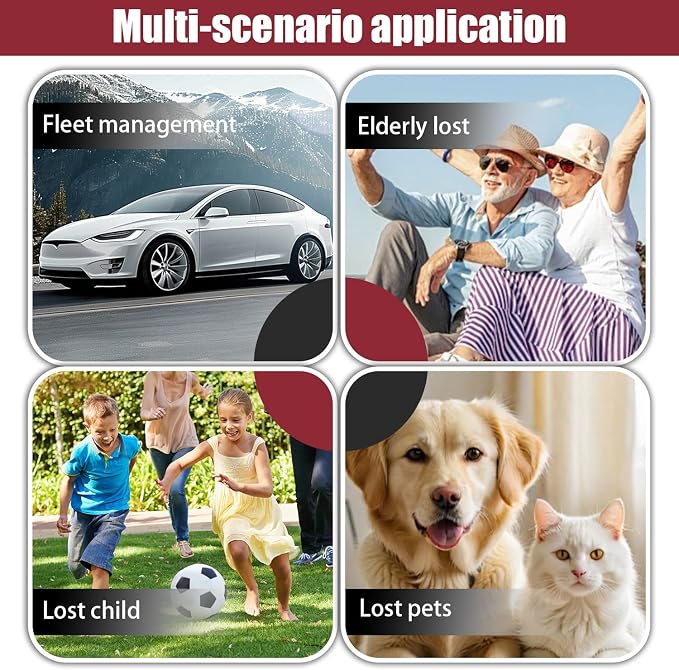 GPS Tracker for Vehicles,Car GPS Tracker Portable Real Time Magnetic GPS Tracking Device,Full Global Coverage Location Tracker for Kids,Dogs,Trucks/Person,No Subscription Required/No Monthly Fee