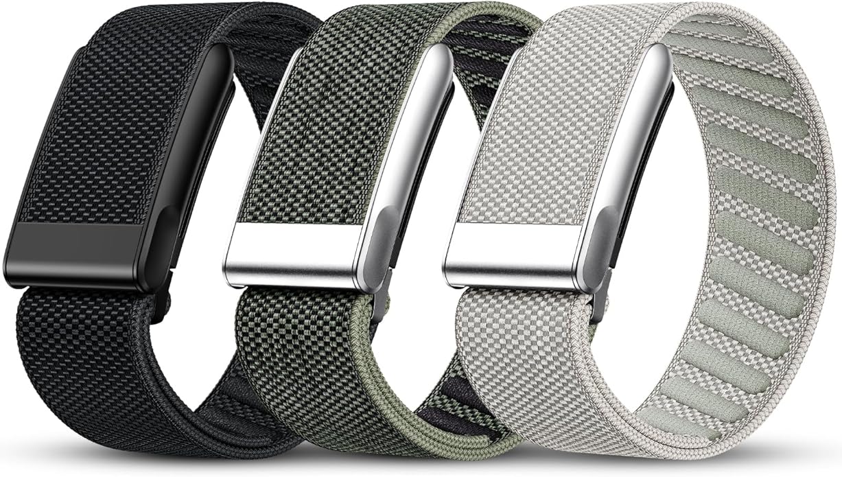 Tensea 3 Packs Nylon Sport Band Compatible with WHOOP 5.0/MG, One, Peak & Life – Breathable Loop Strap, Comfortable Wristband, Quick-Dry Replacement Watchband Accessories for Men Women, NOT for WHOOP 4.0
