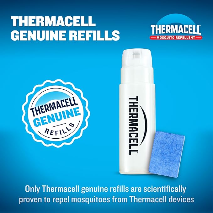 Thermacell Fuel-ZoneGuard Mosquito & Multi-Insect Repellent Refill; Up to 15-FT Zone of Scientifically Proven Outdoor Protection; Fuel-Powered; Patio; 96-Hr Refill; Bug Spray Alternative; Scent Free