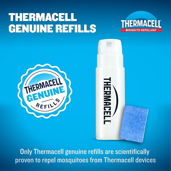Thermacell Fuel-ZoneGuard Mosquito Repellent Refill; 15-Foot Zone of Scientifically Proven Outdoor Protection; Fuel-Powered; Patio Shield; 36-Hr Refill; Bug Spray Alternative; Scent Free; DEET-Free