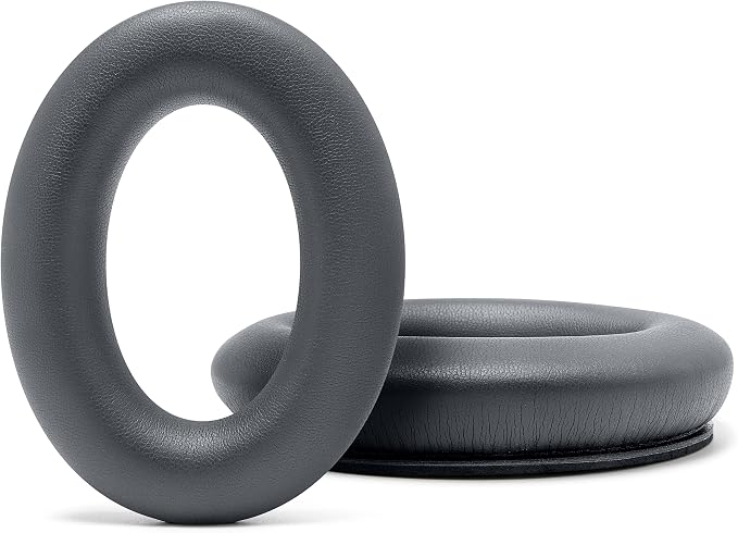 WC PadZ QC45 - Earpads for Bose QuietComfort 45 / QuietComfort Se/QuietComfort Wireless, Made by Wicked Cushions | Extra Thick Cushion | Premium Durable Stitching | Eclipse Grey