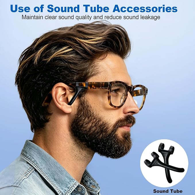 AI Smart Glasses with 8MP Camera, 1080P Video Recording, Real-Time Translation, AI Assistant & Object Recognition, Photochromic Lenses, Bluetooth 5.4 Calls & Music, IP65 Waterproof, 7-8Hr Battery