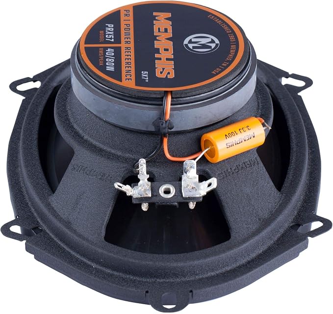 Memphis PRX57 Power Reference Series 5x7 2-Way Coaxial Speakers with Swivel Tweeters - Pair