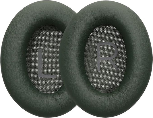 kwmobile Ear Pads Compatible with Bose QuietComfort 45 / QC45 / SC Earpads - 2X Replacement for Headphones - Dark Green