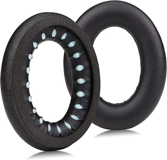 MOLGRIA QC45 Ear Pads Cushion, Replacement Protein Leather Earpads for Bose QuietComfort 45 QC45 Quiet Comfort SE Over-Ear Headphones(Black)