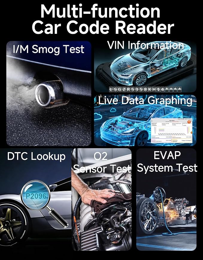 OBD2 Scanner Diagnostic Tool,THINKCAR THINKSCAN 641 Wireless Car scanner Diagnostic Tool,Auto Scan Tool ABS SRS Transmission Engine, 10 Resets Car Code Reader,CANFD & FCA,VIA Bluetooth,Lifetime Update