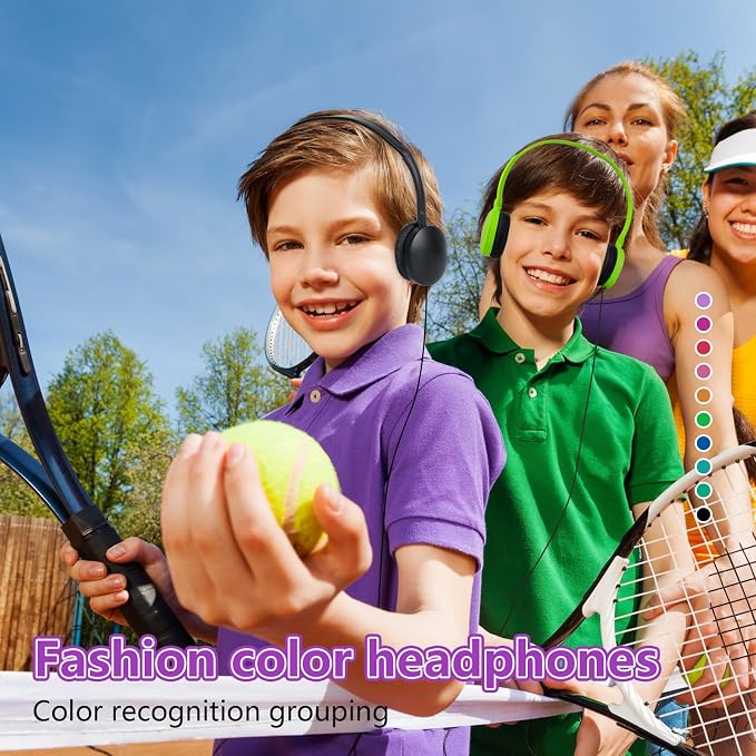 Classroom Headphones Bulk 30 Pack for School Students,Wholesale Earphones Class Set of Headphones for Students Group Learning, Computer Lab, Library, Online Lesson and Testing Multi Color