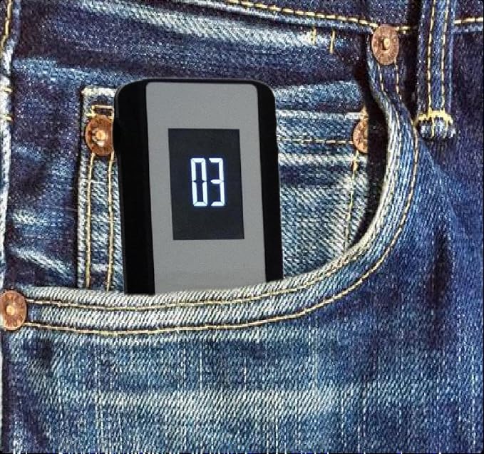Breathalyzer | Rechargeable Portable Breath Alcohol Tester, Accuracy Breath Alcohol Detector 13x13mm Fuel Cell Sensor. Personal & Professional, User Friendly